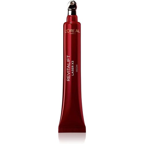 Revitalift Laser X3 crema rejuvenecedora activa para contorno de ojos 15 ml - L’Oréal Paris - Modalova