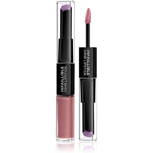 Infallible 24H brillo y barra de labios de larga duración 2 en 1 tono 213 Toujours Teaberry 5,7 g - L’Oréal Paris - Modalova