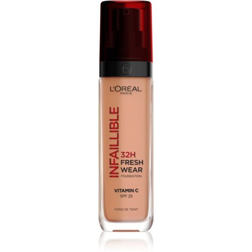 Infaillible 32H Fresh Wear fondotinta lunga tenuta SPF 25 colore 300 Amber 30 ml - L’Oréal Paris - Modalova