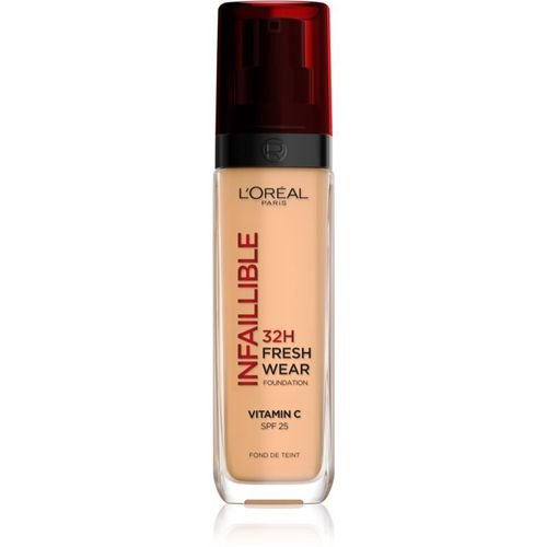 Infaillible 32H Fresh Wear fondotinta lunga tenuta SPF 25 colore 250 Sable Eclat 30 ml - L’Oréal Paris - Modalova