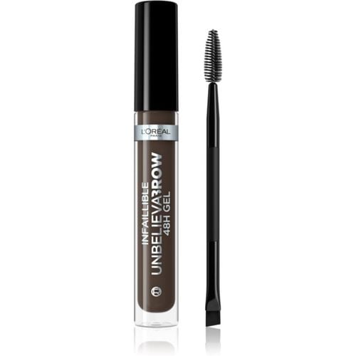 Infaillible Unbelieva Brow gel para cejas de larga duración 3.0 Brunette 3,4 ml - L’Oréal Paris - Modalova