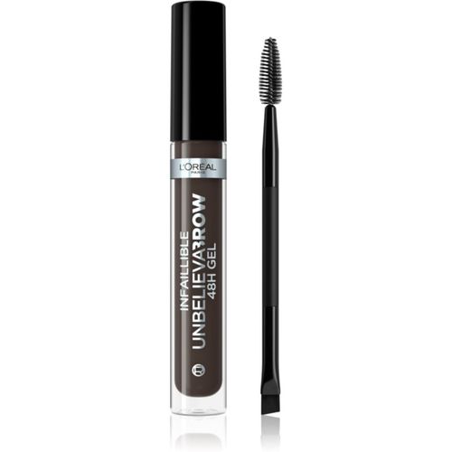 Infaillible Unbelieva Brow gel para cejas de larga duración 1.0 Ebony 3,4 ml - L’Oréal Paris - Modalova