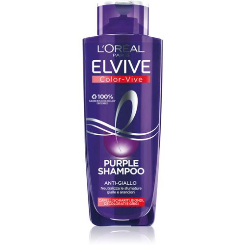 Elseve Color-Vive Purple champú para neutralizar el tono amarillo 200 ml - L’Oréal Paris - Modalova