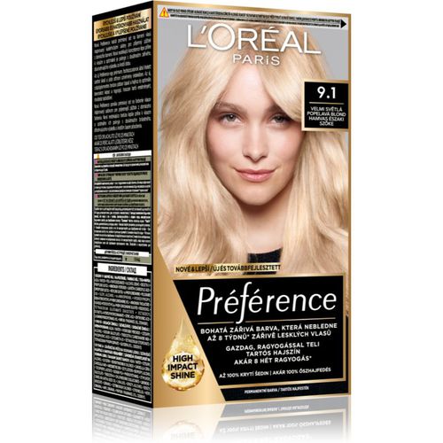 Préférence Haarfarbe Farbton 9.1 Viking Light Ash Blonde - L’Oréal Paris - Modalova