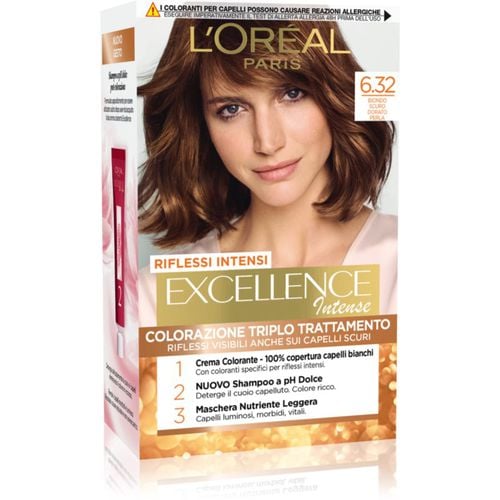 Eccellenza Intense tinta per capelli colore 6.32 Biondo Scuro Dorato Perla 1 pz - L’Oréal Paris - Modalova