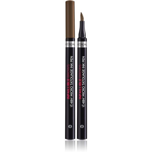 Infaillible Brows lápiz para cejas de larga duración tono 108 Dark brunette 1 g - L’Oréal Paris - Modalova