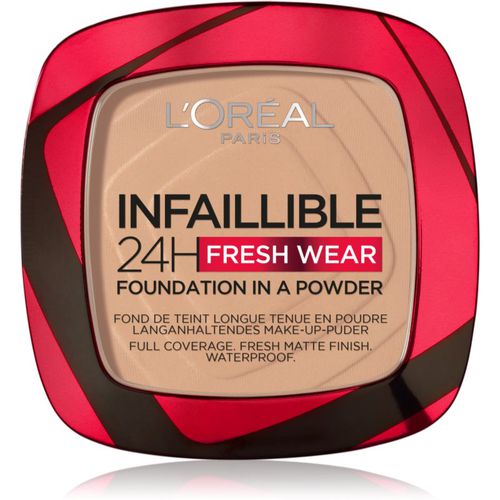 Infaillible Fresh Wear 24h base de maquillaje en polvo tono 120 Vanilla 9 g - L’Oréal Paris - Modalova