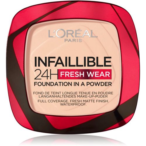 Infaillible Fresh Wear 24h fondotinta in polvere colore 180 Rose Sand 9 g - L’Oréal Paris - Modalova