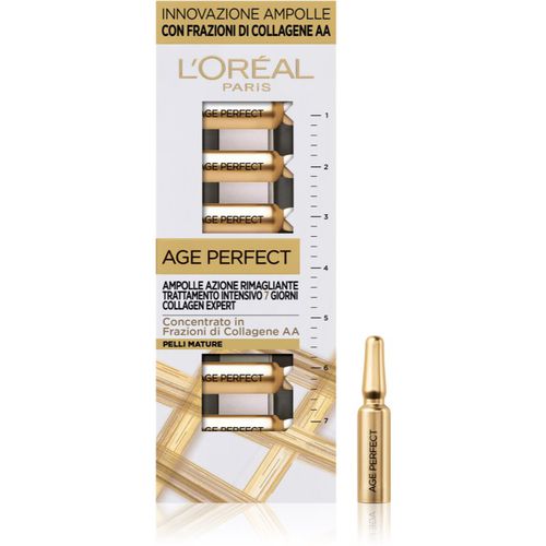 Age Perfect crema facial en ampollas - tratamiento de 7 días 7x1 ml - L’Oréal Paris - Modalova