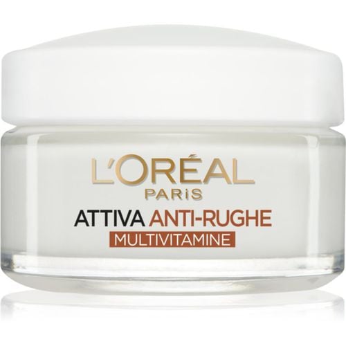 Attiva Anti-Rughe Multivitamine crema idratante intensa antirughe giorno e notte 65+ 50 ml - L’Oréal Paris - Modalova