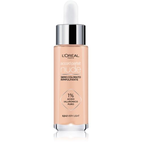 True Match Nude Plumping Tinted Serum sérum para unificar el tono de la piel tono 0.5-2 Very Light 30 ml - L’Oréal Paris - Modalova