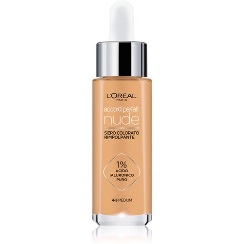 True Match Nude Plumping Tinted Serum sérum para unificar el tono de la piel tono 4-5 Medium 30 ml - L’Oréal Paris - Modalova