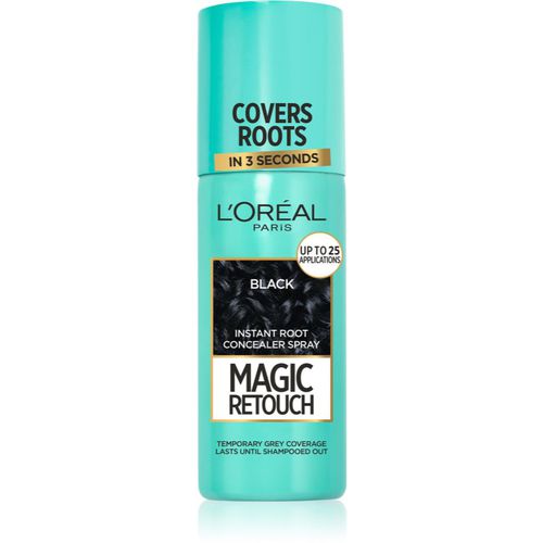 Magic Retouch Spray zum sofortigen Kaschieren der Farbunterschiede durch nachwachsende Haare Farbton Black 75 ml - L’Oréal Paris - Modalova