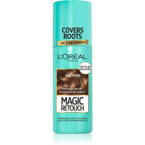 Magic Retouch Spray zum sofortigen Kaschieren der Farbunterschiede durch nachwachsende Haare Farbton Brown 75 ml - L’Oréal Paris - Modalova