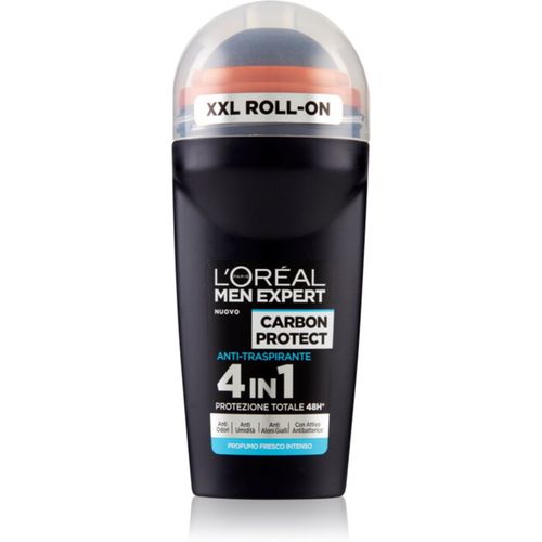 Men Expert Carbon Protect antitranspirante roll-on 50 ml - L’Oréal Paris - Modalova