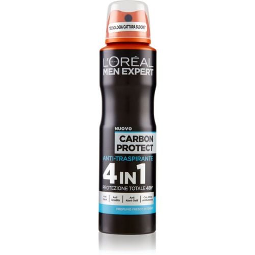 Men Expert Carbon Protect antitranspirante en spray 150 ml - L’Oréal Paris - Modalova