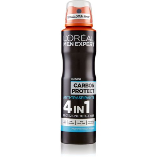 Men Expert Carbon Protect antitraspirante spray 150 ml - L’Oréal Paris - Modalova