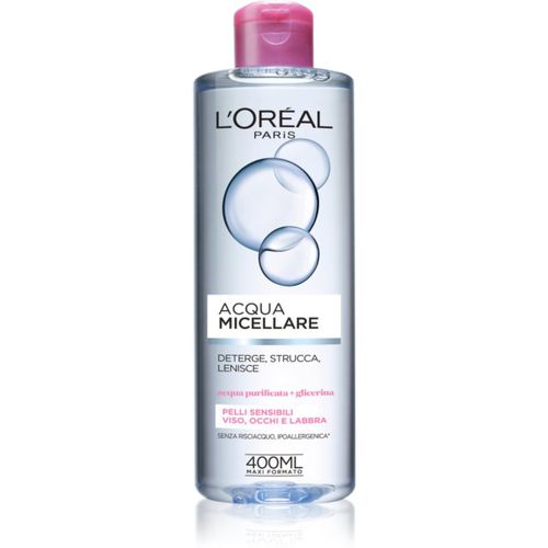 Micellar Water agua micelar para pieles normales y secas sensibles 400 ml - L’Oréal Paris - Modalova