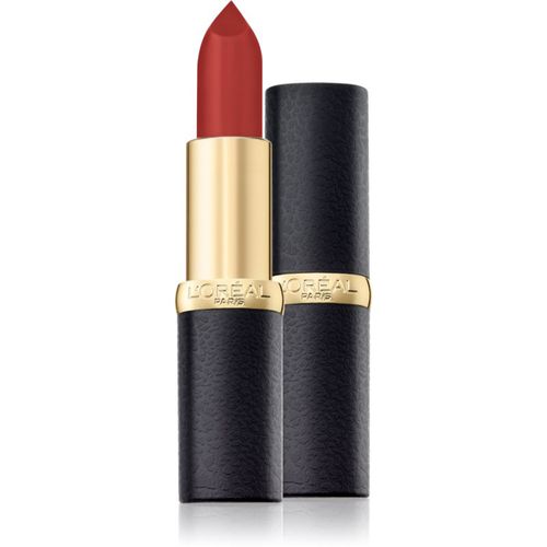 Color Riche Matte barra de labios hidratante con efecto mate tono 636 Mahogany Studs 3.6 g - L’Oréal Paris - Modalova