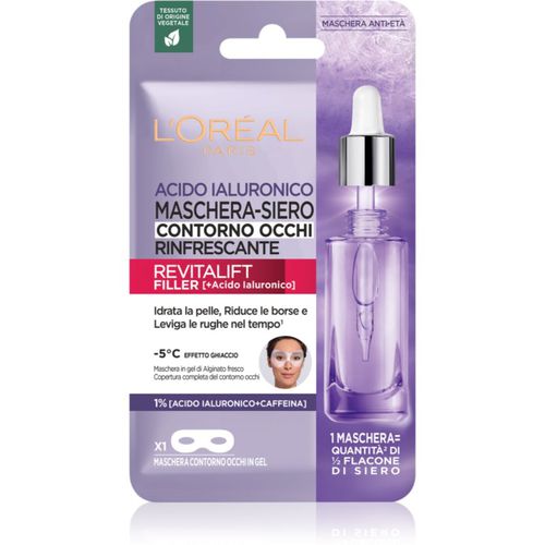 Revitalift Filler maschera in tessuto illuminante e idratante per gli occhi 11 g - L’Oréal Paris - Modalova