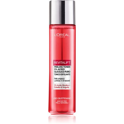 Revitalift Glycolic peeling toner lozione tonica esfoliante detergente 180 ml - L’Oréal Paris - Modalova