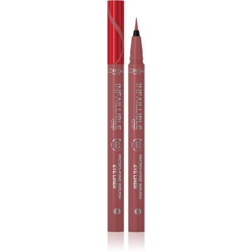 Infaillible Grip 36h Micro-Fine liner delineador con corrector tono 03 Ancient Rose 0,4 g - L’Oréal Paris - Modalova