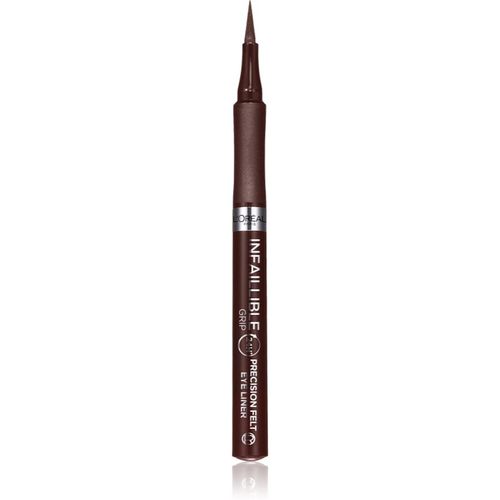 Infaillible Grip 27H Precision Felt delineador en rotulador tono Brown 1 ml - L’Oréal Paris - Modalova