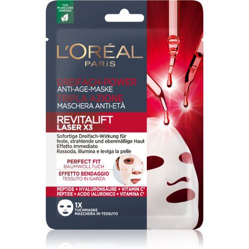 Revitalift Laser X3 maschera in tessuto anti-age 28 g - L’Oréal Paris - Modalova