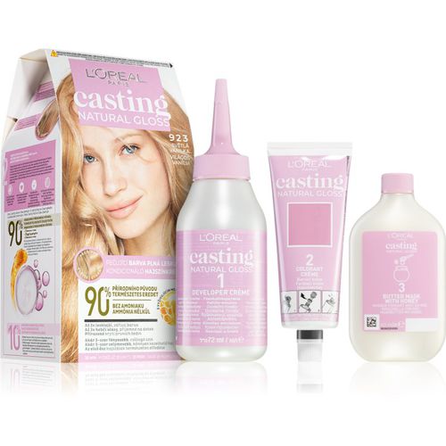 Casting Creme Natural Gloss tinta per capelli semipermanente colore 923 LIGHT BLONDE SUCRE 1 pz - L’Oréal Paris - Modalova