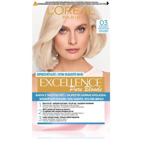 Eccellenza Crema tinta per capelli colore 03 Ultra Light Ash Blonde 1 pz - L’Oréal Paris - Modalova