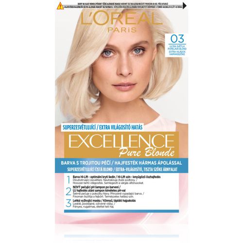 Excellence Creme Haarfarbe Farbton 03 Ultra Light Ash Blonde 1 St - L’Oréal Paris - Modalova