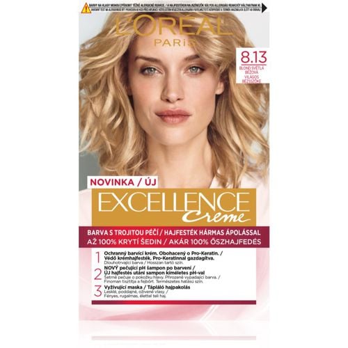 Eccellenza Crema tinta per capelli colore 8.13 Blond Clair Beige 1 pz - L’Oréal Paris - Modalova