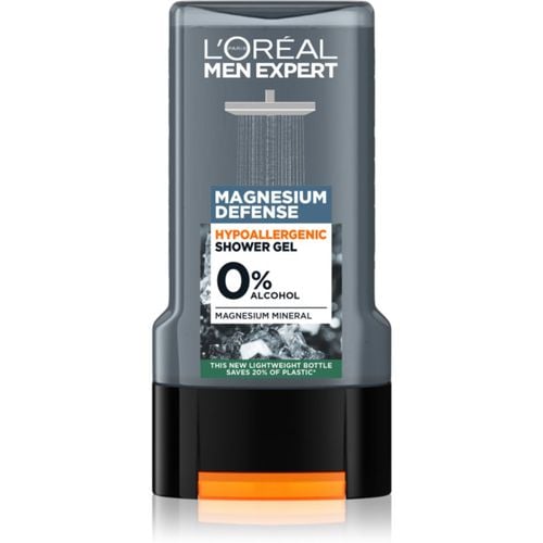 Men Expert Magnesium Defence gel doccia ipoallergenico per uomo 300 ml - L’Oréal Paris - Modalova