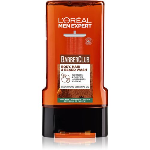 Men Expert Barber Club gel de ducha para hombre para cabello, barba y cuerpo 300 ml - L’Oréal Paris - Modalova