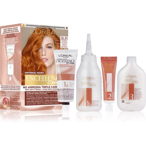 Excellence Universal Nudes Permanent-Haarfarbe Farbton 8UR Universal Copper Light 1 St - L’Oréal Paris - Modalova