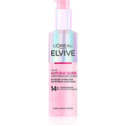 Elseve Glycolic Gloss sérum sin aclarado para fortalecimiento y brillo de cabello 150 ml - L’Oréal Paris - Modalova