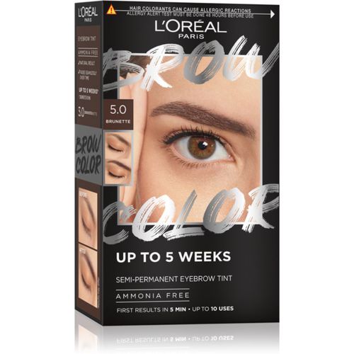 Brow Color tinta per sopracciglia colore 5.0 BRUNETTE 1 pz - L’Oréal Paris - Modalova