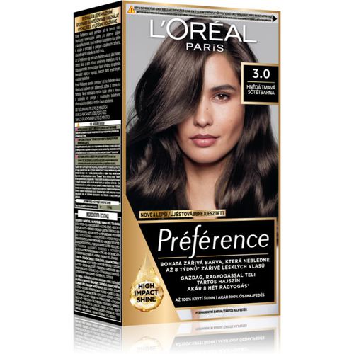 Préférence Haarfarbe Farbton 3.0 Dark Brown 1 St - L’Oréal Paris - Modalova