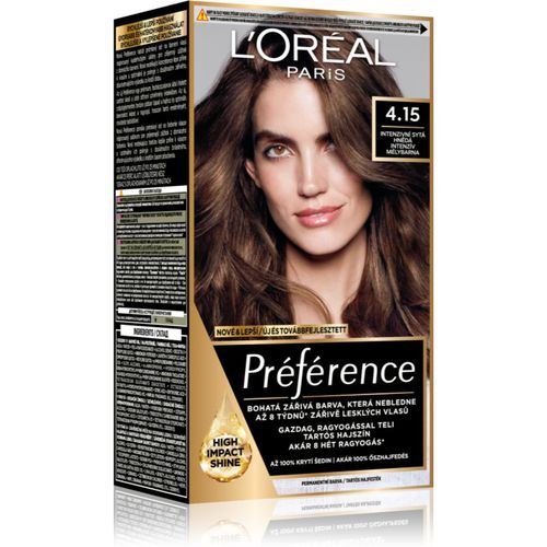 Préférence Haarfarbe Farbton 4.15 Intense Deep Brown 1 St - L’Oréal Paris - Modalova