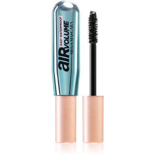 Air Volume Mega Mascara máscara de pestañas para dar longitud, curvatura y volumen resistente al agua tono Black 7,9 ml - L’Oréal Paris - Modalova