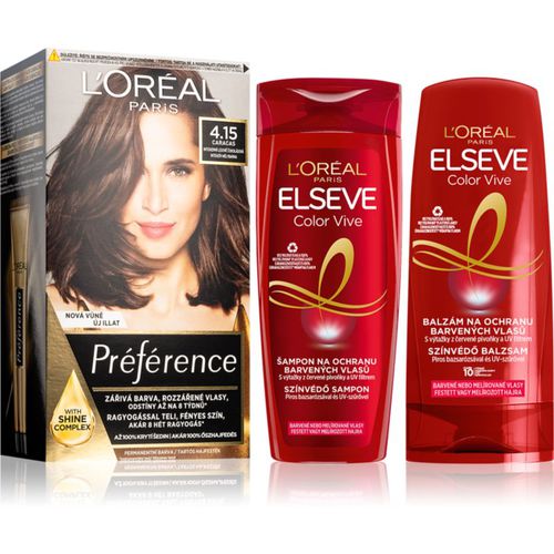 Elseve Color-Vive set 4.15 Caracas (para cabello teñido) - L’Oréal Paris - Modalova