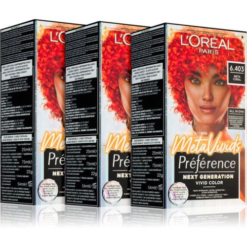 Préférence Meta Vivids tinte semi-permanente para el cabello 6.403 Meta Coral tono - L’Oréal Paris - Modalova