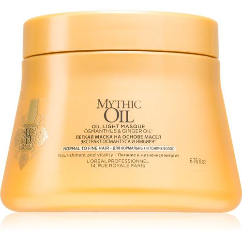 Mythic Oil mascarilla de aceite para cabello seco y fino sin parabenos ni siliconas 200 ml - L’Oréal Professionnel - Modalova