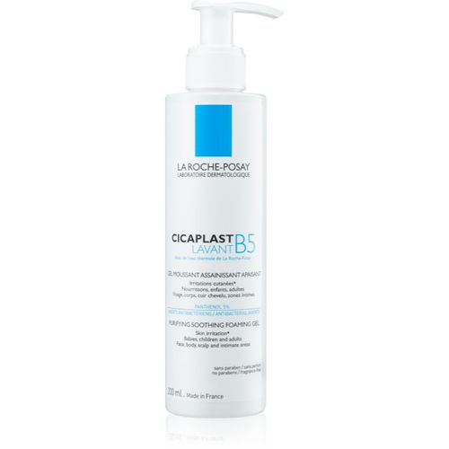 Cicaplast Lavant B5 gel limpiador espumoso con efecto calmante 200 ml - La Roche-Posay - Modalova