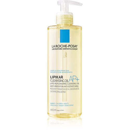 Lipikar Huile AP+ aceite lipídico de limpieza anti irritación 400 ml - La Roche-Posay - Modalova