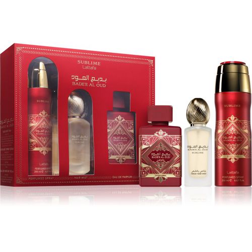 Badee Al Oud Sublime confezione regalo unisex 3 pz - Lattafa - Modalova