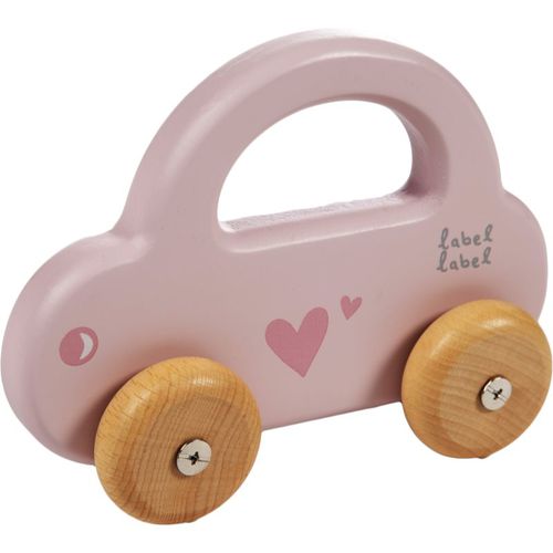 Little Car juguete de madera Pink 1 ud - Label Label - Modalova