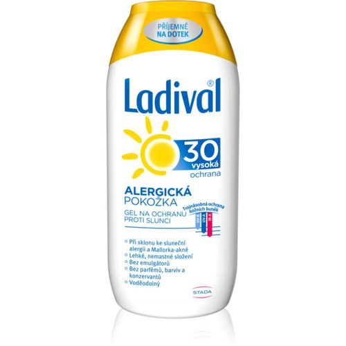 Allergic crema gel abbronzante protettivo contro l'allergia al sole SPF 30 200 ml - Ladival - Modalova