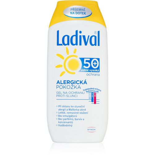 Allergic crema gel abbronzante protettivo contro l'allergia al sole SPF 50+ 200 ml - Ladival - Modalova