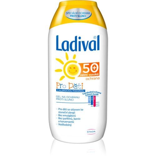 Kids gel-crema protector para la alergía al sol SPF 50+ 200 ml - Ladival - Modalova